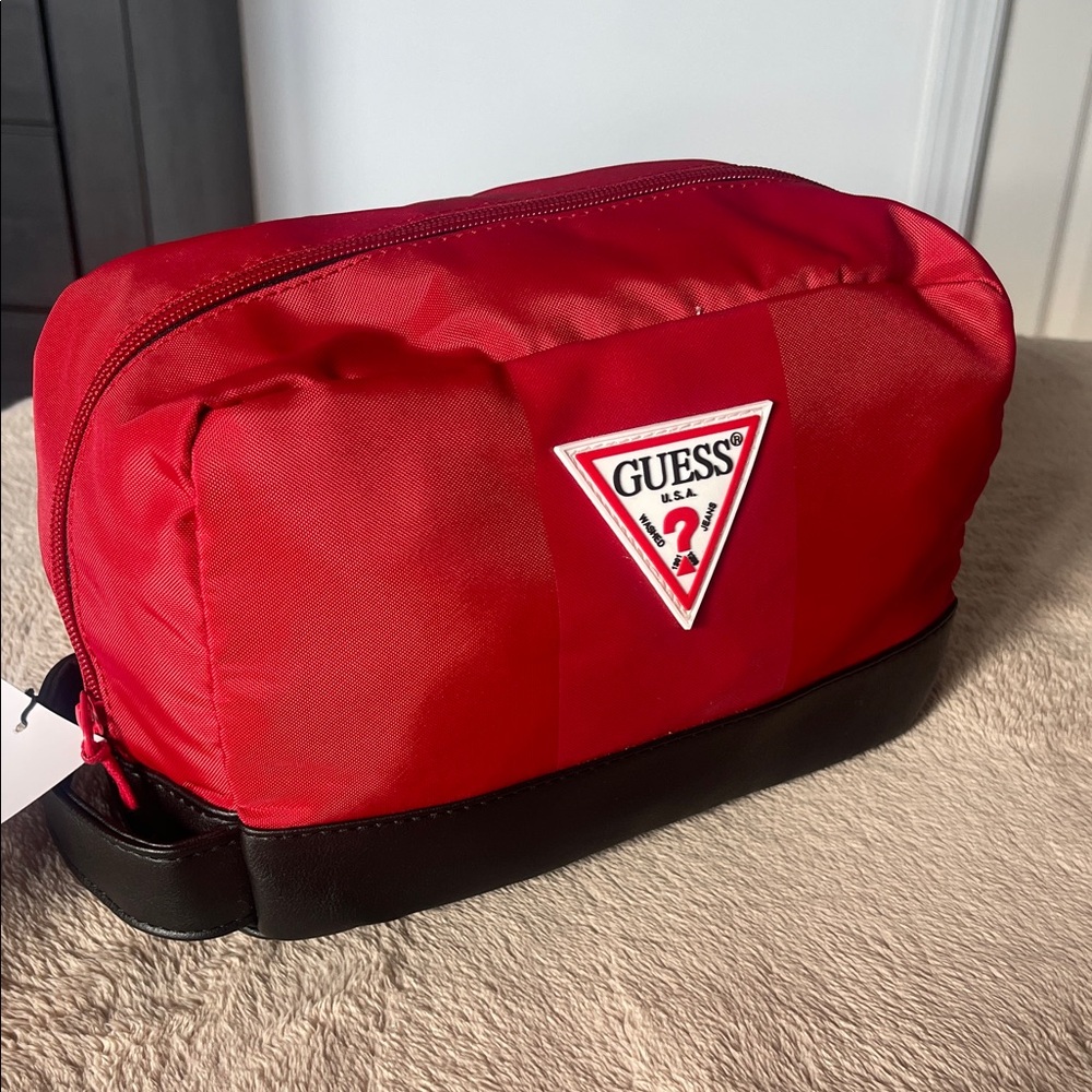 GUESS Red and Black Men's Bag